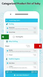 Newborn Baby Shopping Checklis screenshot 2