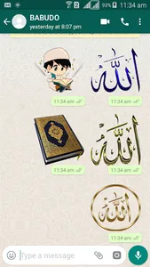 Islamic Sticker (WAStickerApps screenshot 0
