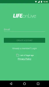 LIFEonLive screenshot 1