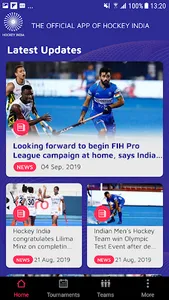 Hockey India Official APP screenshot 0