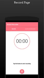 Sound Recorder- Lecture, Voice screenshot 0