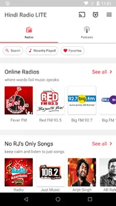 Hindi Radios screenshot 0