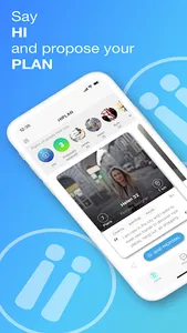 HIPLAN Meet people and make pl screenshot 0