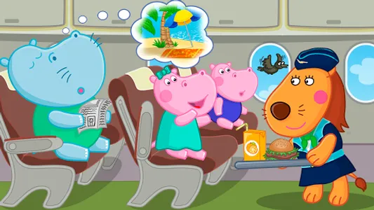 Hippo: Airport Profession Game screenshot 0