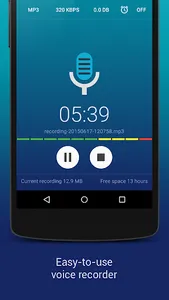 Hi-Q MP3 Voice Recorder (Pro) screenshot 0