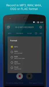 Hi-Q MP3 Voice Recorder (Pro) screenshot 4