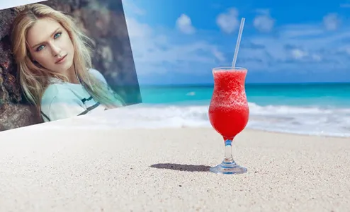 Beach Photo Frame Editor screenshot 2