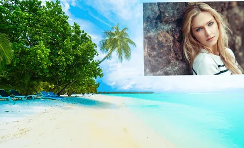 Beach Photo Frame Editor screenshot 3