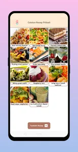 Personal Food Recipe Notes screenshot 1