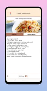 Personal Food Recipe Notes screenshot 3