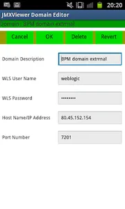 WLS JMXViewer for Android screenshot 9