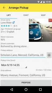 Hitchhiker Carpooling screenshot 5