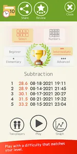 Mental arithmetic (Math) screenshot 4