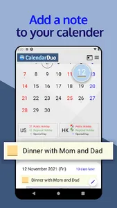 CalendarDuo - Multi Countries screenshot 14