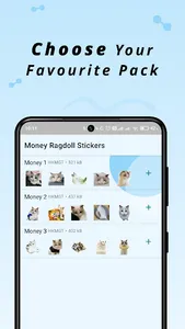 Money Ragdoll Stickers screenshot 0
