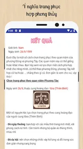Chọn trang phục phong thuỷ screenshot 1