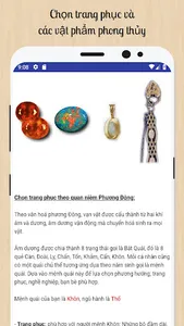 Chọn trang phục phong thuỷ screenshot 2
