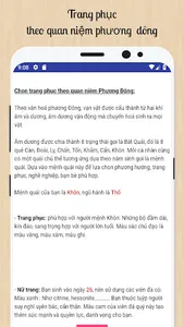 Chọn trang phục phong thuỷ screenshot 3