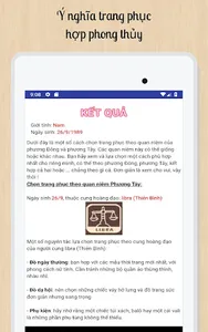 Chọn trang phục phong thuỷ screenshot 5