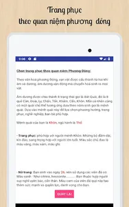 Chọn trang phục phong thuỷ screenshot 7