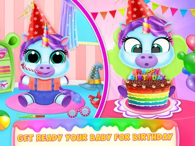 Unicorn Baby Pet Care screenshot 3