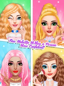 Braided Hair Salon MakeUp Game screenshot 15