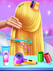 Braided Hair Salon MakeUp Game screenshot 17