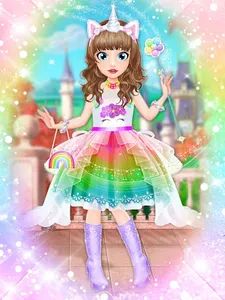 Unicorn Girls Dress Up Game screenshot 17