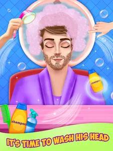 Barber Beard & Hair Salon game screenshot 11