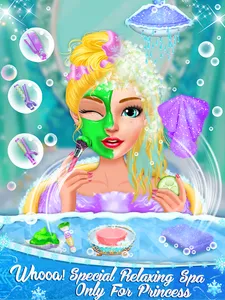 Ice Princess Hair Salon game screenshot 0