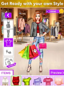 Rich Girl DressUp Fashion Game screenshot 14