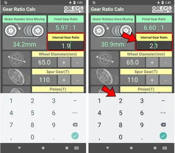 RC Gear Ratio Calculator 齒比計算機 screenshot 6