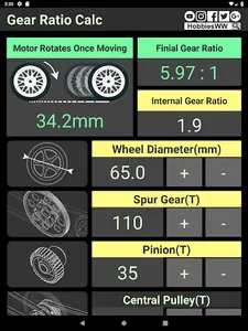 RC Gear Ratio Calculator 齒比計算機 screenshot 7