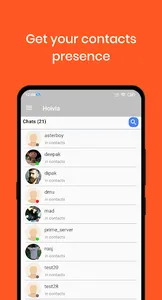 Hoivia - chats and chatrooms screenshot 1