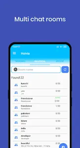 Hoivia - chats and chatrooms screenshot 4