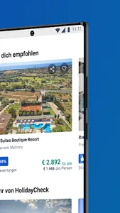 HolidayCheck - Urlaub & Reisen screenshot 1