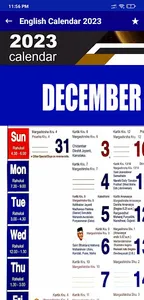Calendar 2023 with Holidays screenshot 4