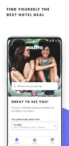 Holisto: Hotel Deals screenshot 1