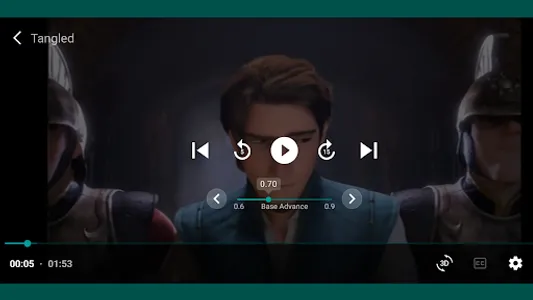 Rekindle 3D video player screenshot 3