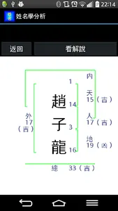 姓名學分析 screenshot 0