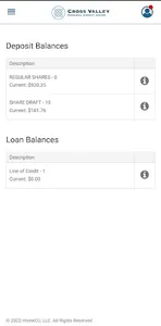 CVFCU Mobile Banking screenshot 1