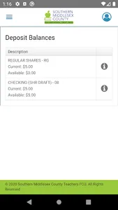 SMCTFCU Mobile Banking screenshot 1