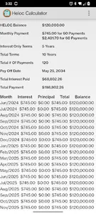 Heloc Calculator screenshot 0