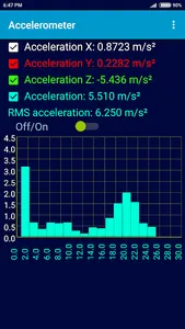 Sensor Accelerometer screenshot 1