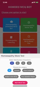 HOMOEO MCQ BOT screenshot 4
