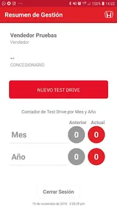 Test Drive para Honda Chile screenshot 2