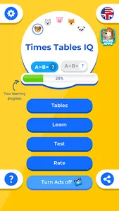 Multiplication Table Math IQ screenshot 0