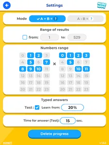 Multiplication Table Math IQ screenshot 20