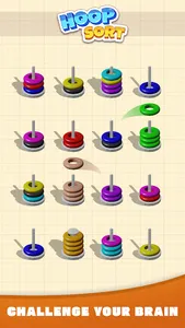 Hoop Sort - Color Ring Puzzle screenshot 0