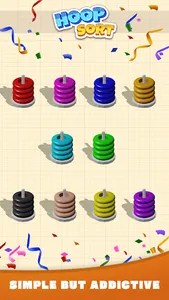 Hoop Sort - Color Ring Puzzle screenshot 2